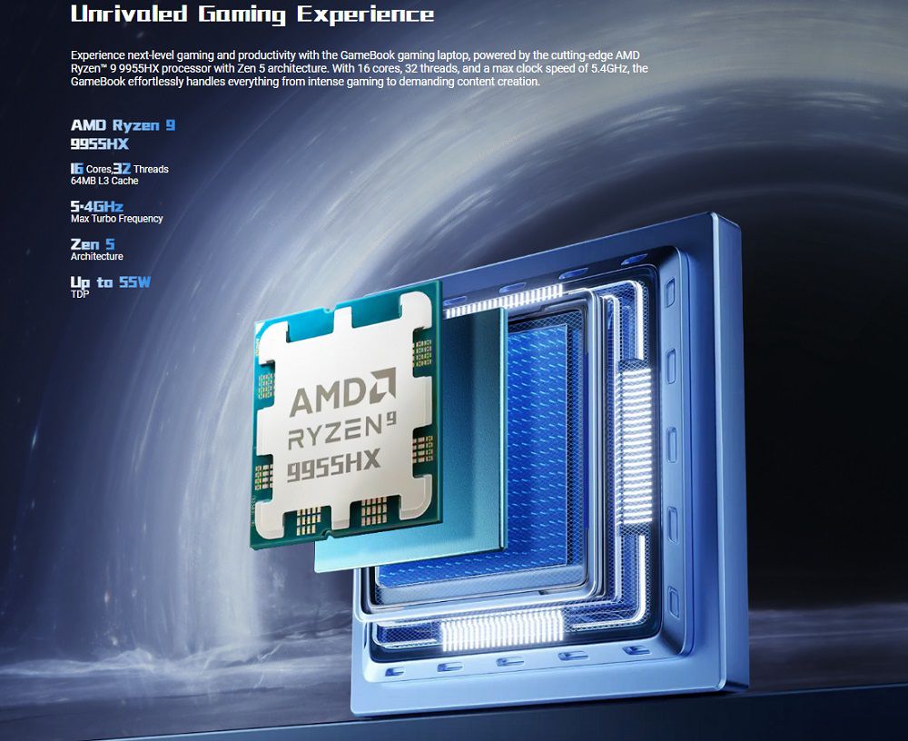 AMD Ryzen™ 9 9955HX